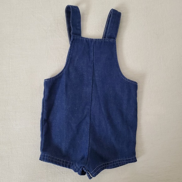 Vintage Midnight Chambray Bubble Romper 12 months - Picture 7 of 8
